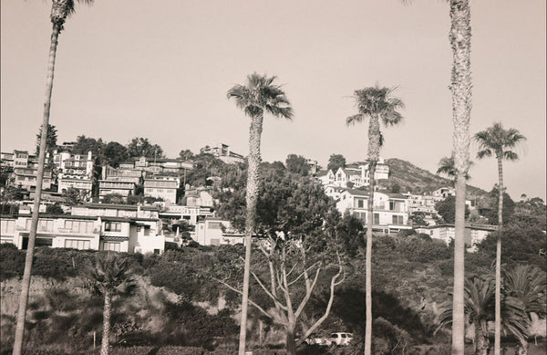Photograph of coastal town