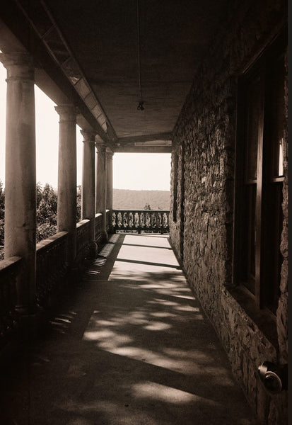 Photograph of porch off of house