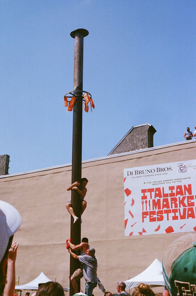 Photograph of the Italian Market Festival in Philadelphia