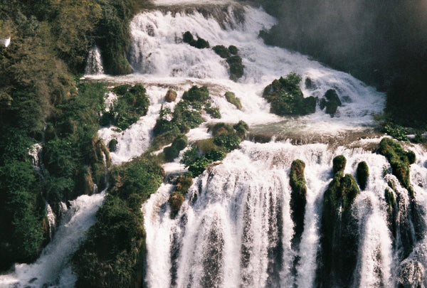 Photograph of a water fall