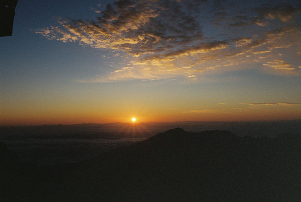 Photograph of a sunset