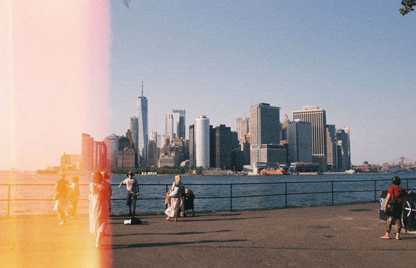 Photograph taken with a Canon EOS 300 of New York cityscape