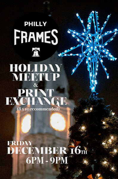 Graphic for Holiday Meet Up and Print Exchange event
