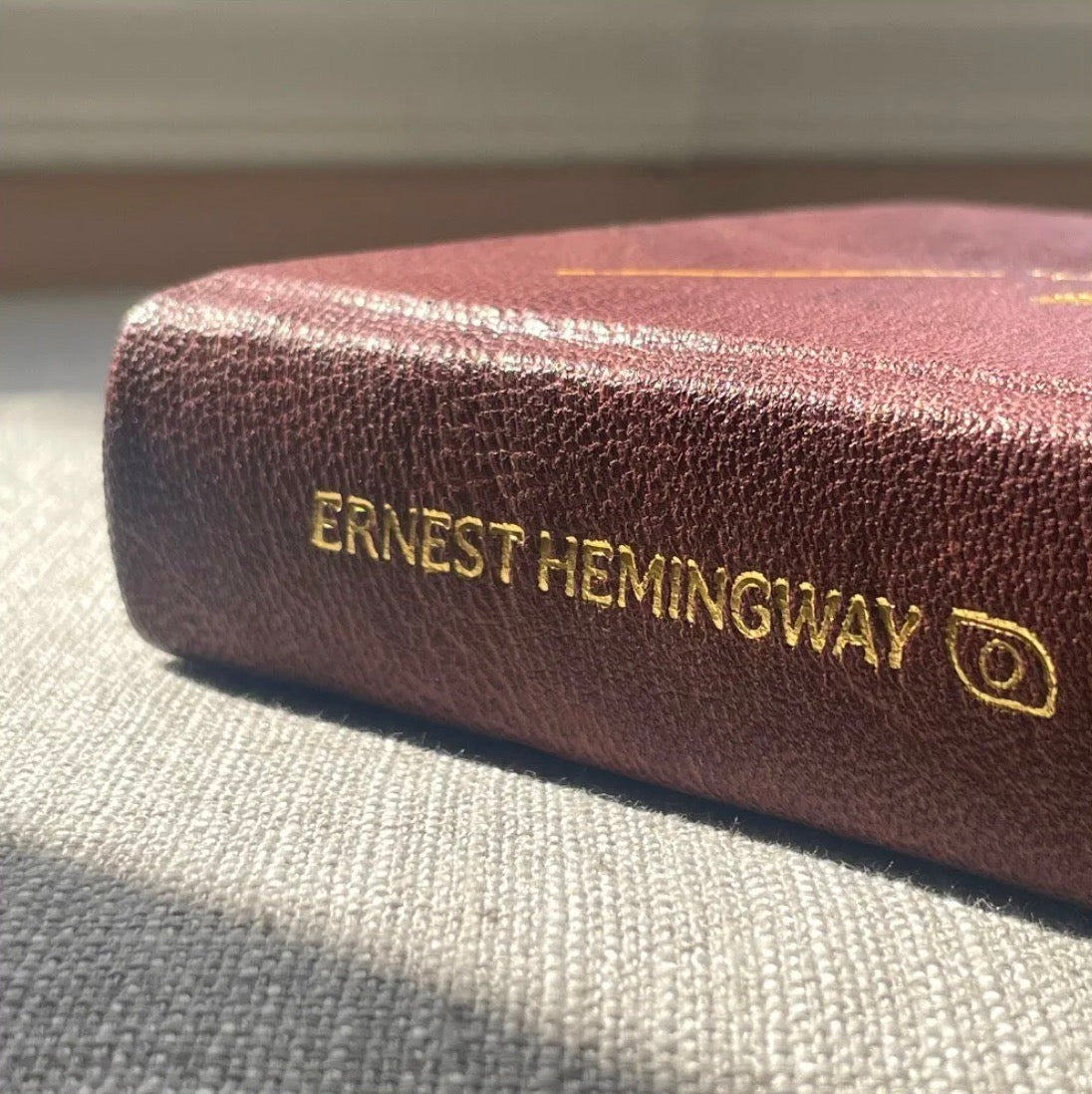 Ernest Hemingway The Sun Also Rises Spine Sunshine Oxblood Leather Century Press