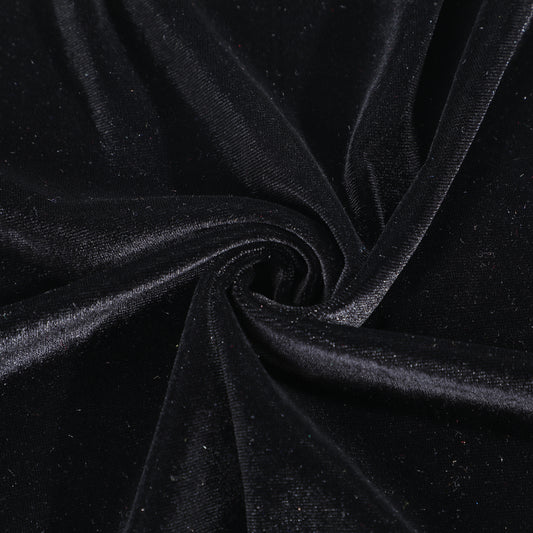Stretchy Velvet Fabric by the Yard Stretch Fabrics Polyester Spandex for  Scrunchies Clothes Costumes Crafts Bows 