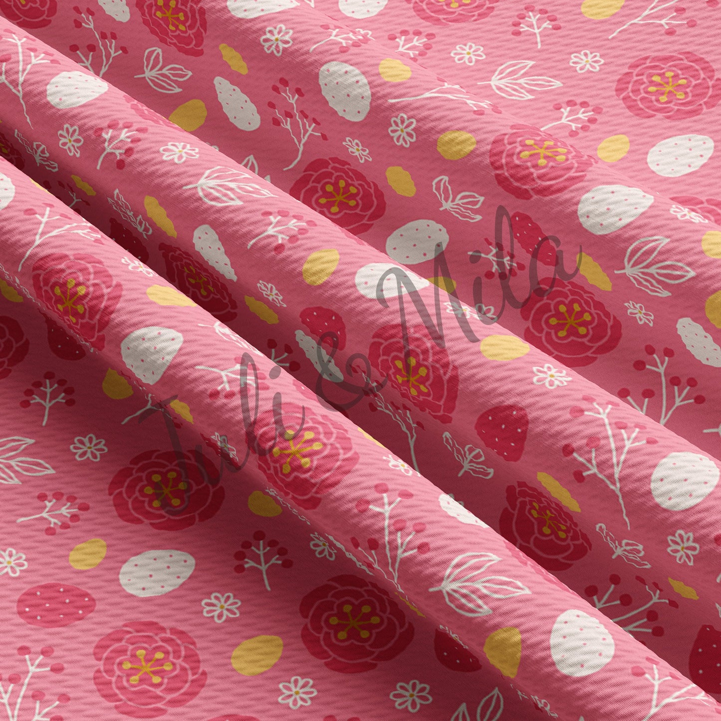 Easter Printed Liverpool Bullet Fabric E54