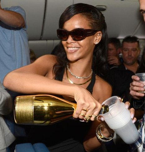 Rihanna Armand de Brignac