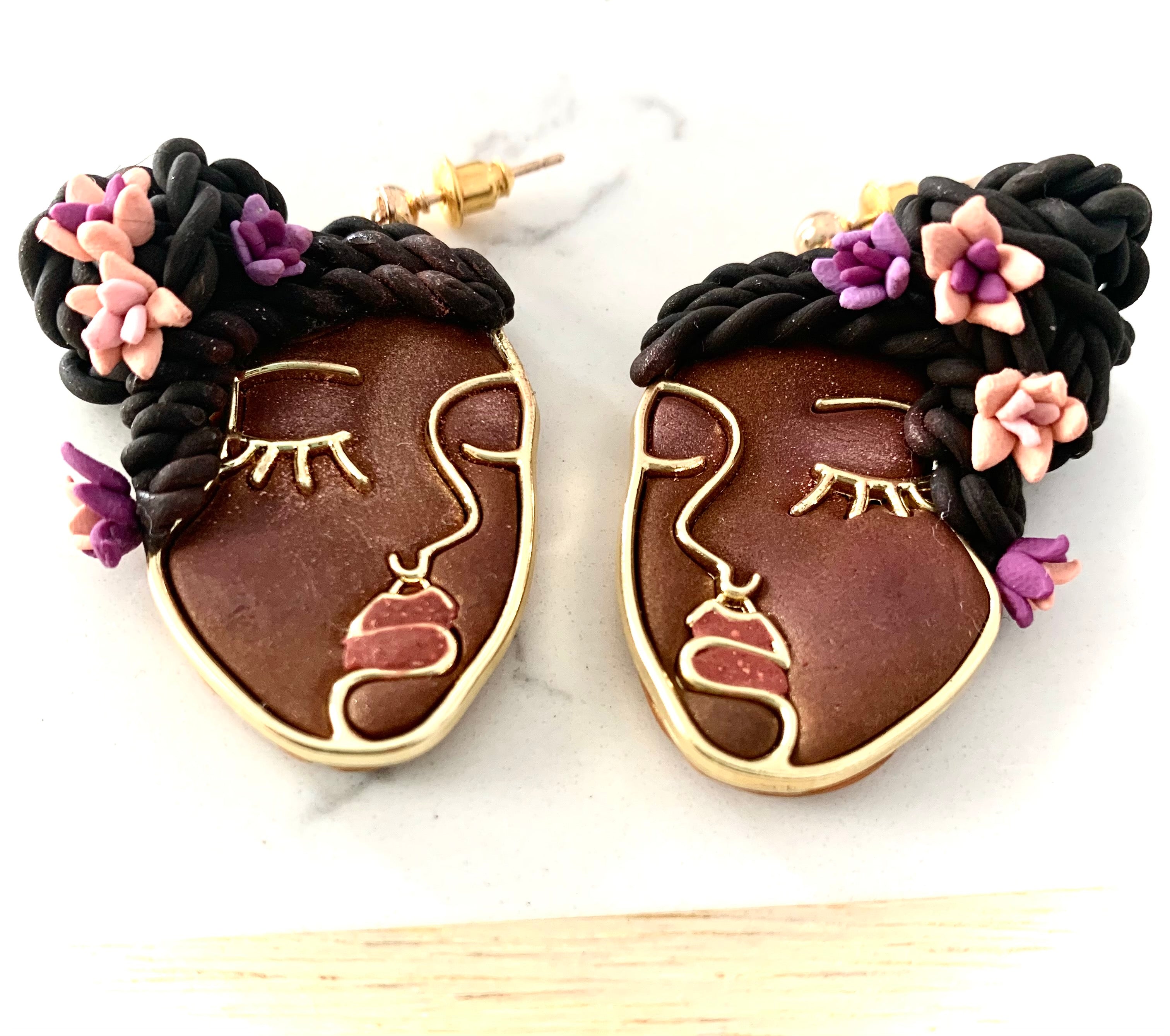 Floral Goddess Dangles