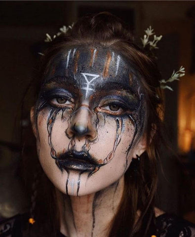 traditional viking face paint
