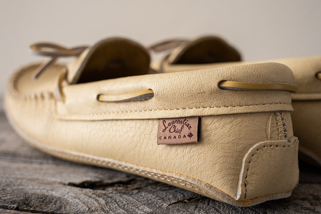 Laurentian Chief moccasins made and crafted 100% in Canada