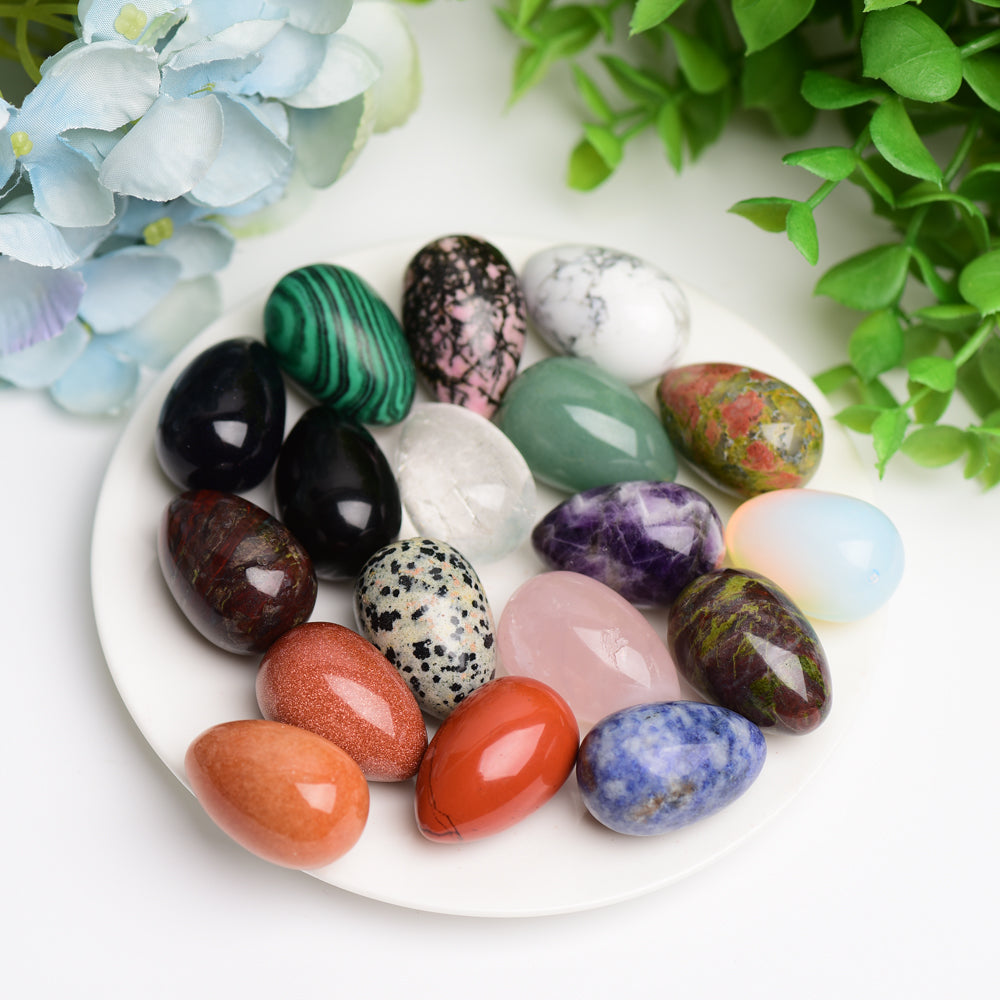 1.0 Mixed Crystal Mini Egg Crystal Carving