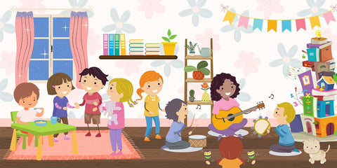 Day care centre illustration
