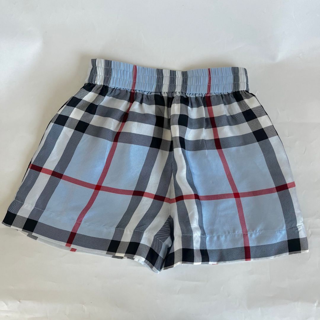 Pre-owned Burberry Burrberry Tierney Bowling Pajama Shorts