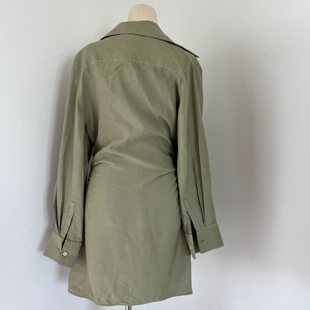 Pre-owned Jacquemus La Robe Bahia Green Dress