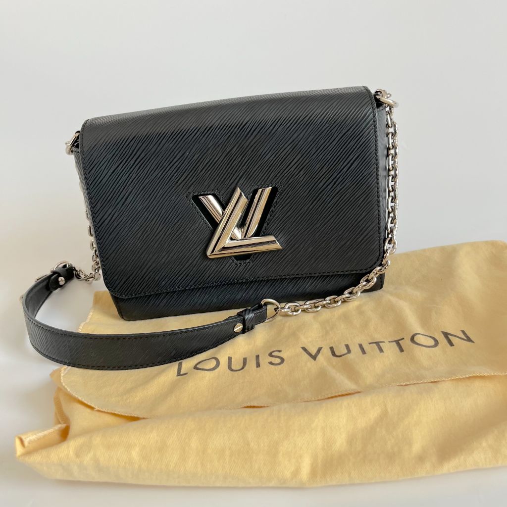 Louis Vuitton Black Epi Leather Pochette Handbag