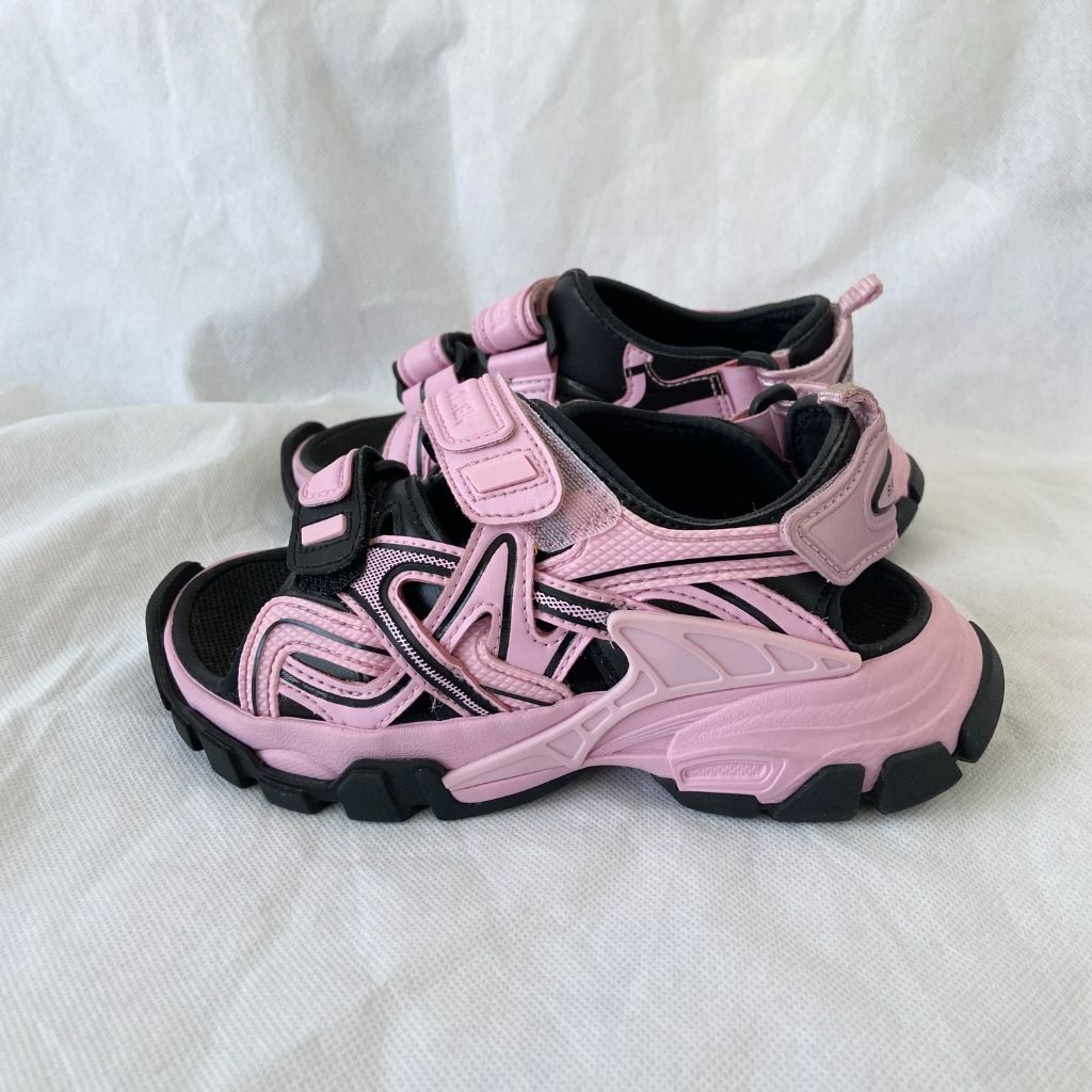 Balenciaga Kids Neonfuchsia Sneakers For Girl With Logo In Pink  ModeSens