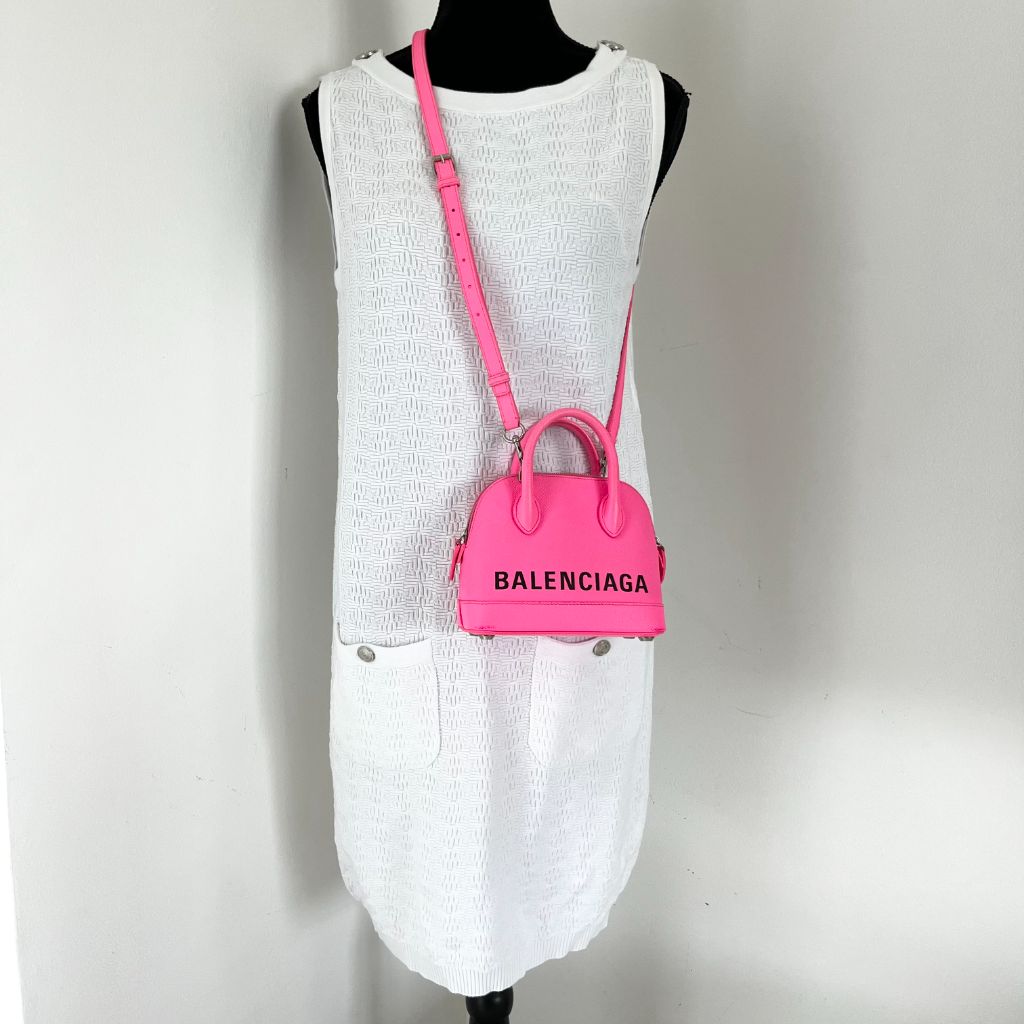 Balenciaga XXS Ville logo satchel bag - BOPF | Business of Preloved Fashion