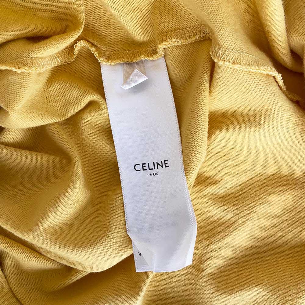 Celine Yellow Printed Top - BOPF | Business of Preloved Fashion