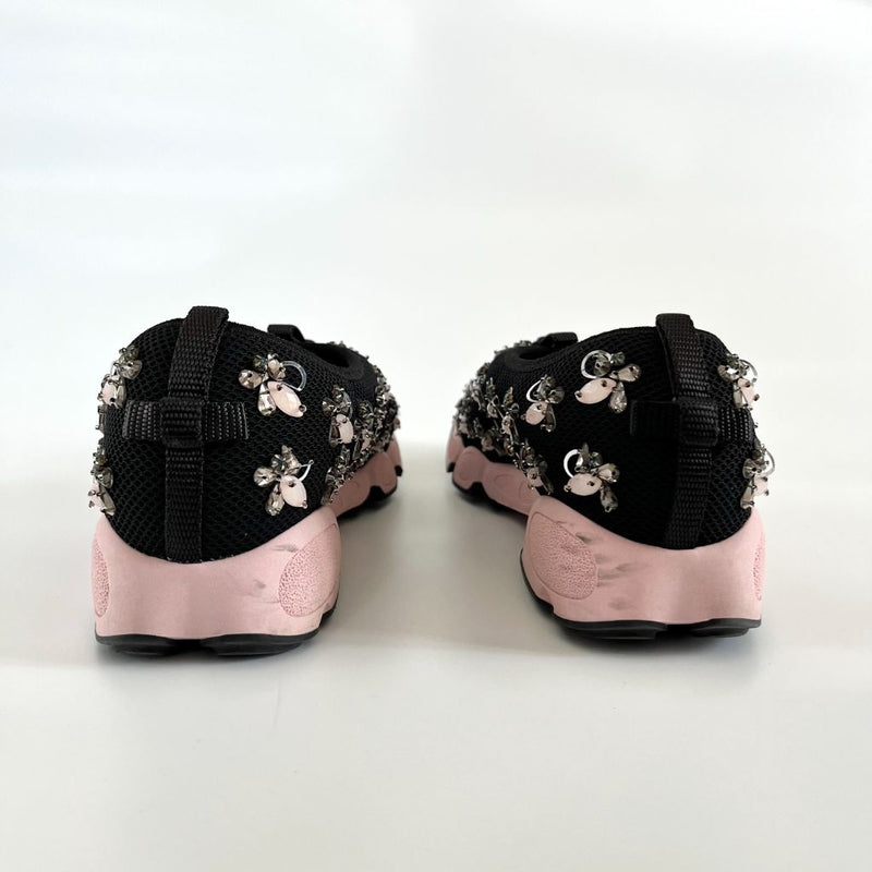 Dior Black/Pink Mesh And Fabric Fusion Sneakers, 39 - BOPF | Business of Preloved Fashion