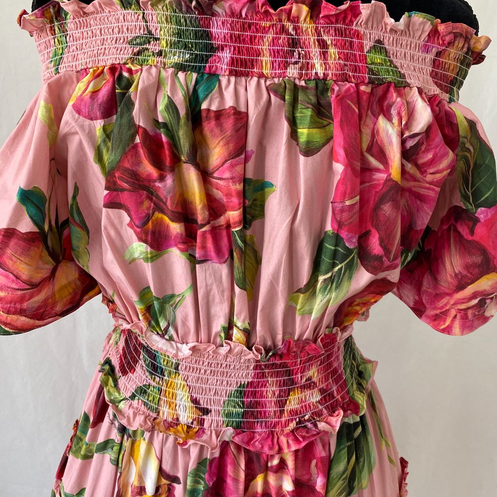 Dolce & Gabbana Off-Shoulder Floral Dress, - BOPF | Business of Preloved  Fashion