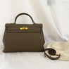 Hermès Kelly 35 Etain Togo Leather Handbag - BOPF | Business of Preloved Fashion