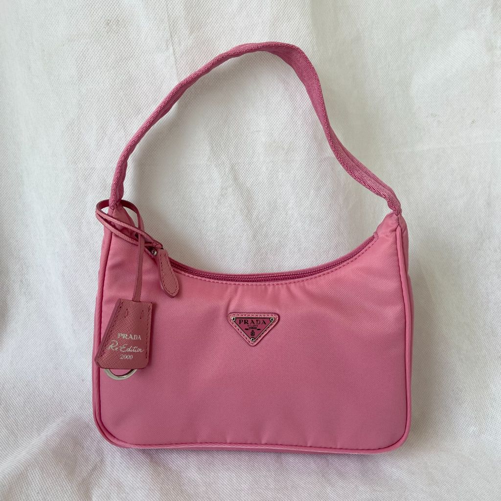 Prada Pink Re-Nylon Re-Edition 2000 mini bag - BOPF | Business of Preloved  Fashion