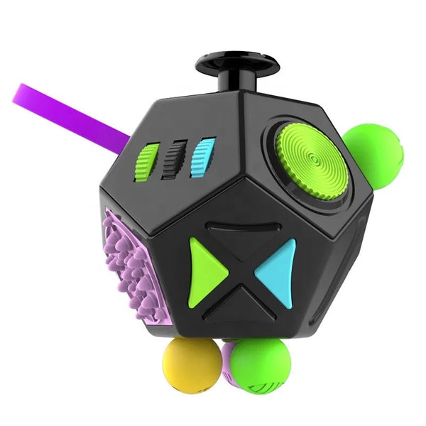 Fidget Dodecagon –12-Side Fidget Cube – The Fidget Store NZ