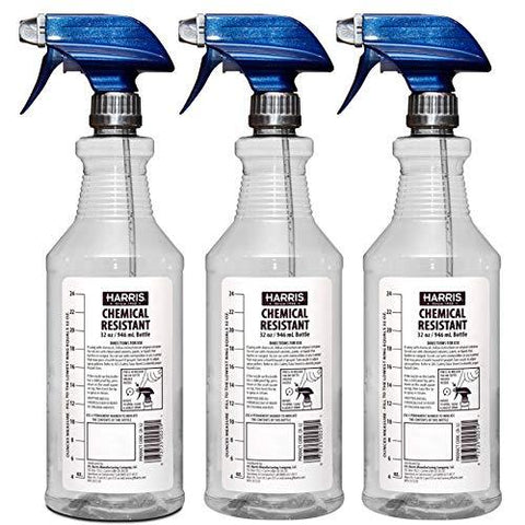 Harris Chemically Resistant Spray Bottles, 32 fl. oz. (3-Pack)