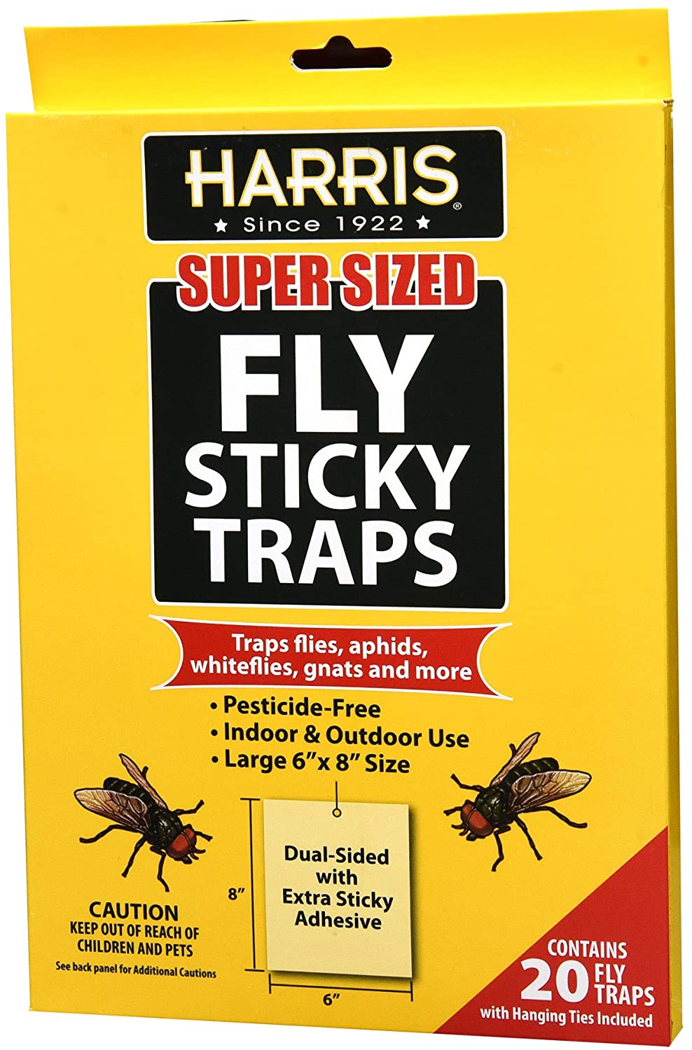 30Pcs Window Fly Traps Indoor, Fly Paper Sticky Strips, Fruit Fly Traps for  Kitchen, House Fly