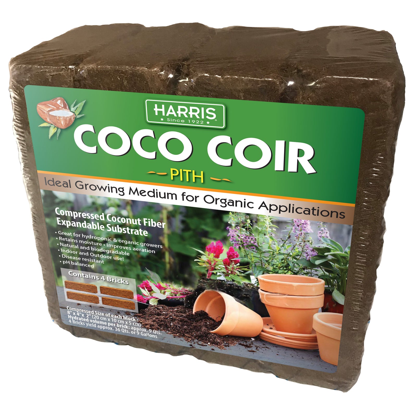 Harris Horticultural Charcoal, Premium Biochar Soil Amendment for Plan - PF  Harris