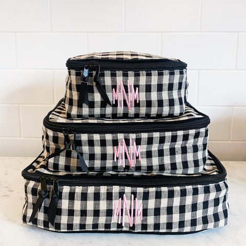 My Makeup Pouch, Coated Lining Gingham