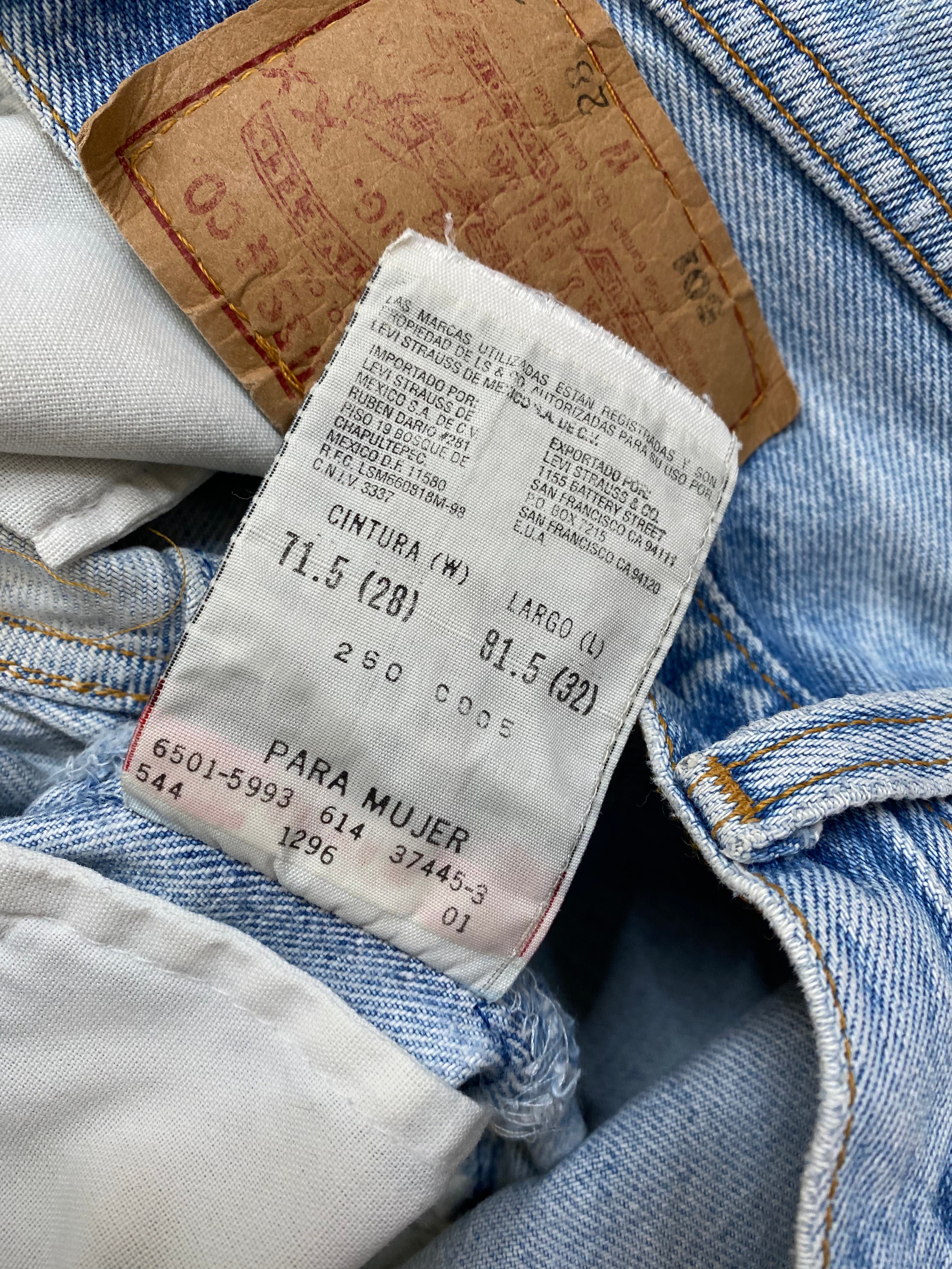 90s Levi's 501 Made in Usa - W28 – forêt vierge