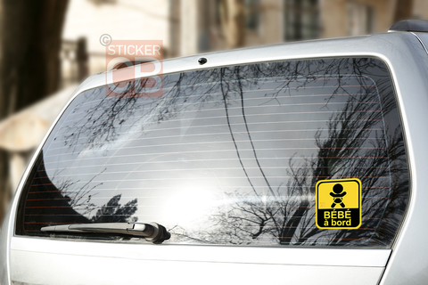Pourquoi apposer un sticker Bébé à Bord sur son auto ? – STICKERCB