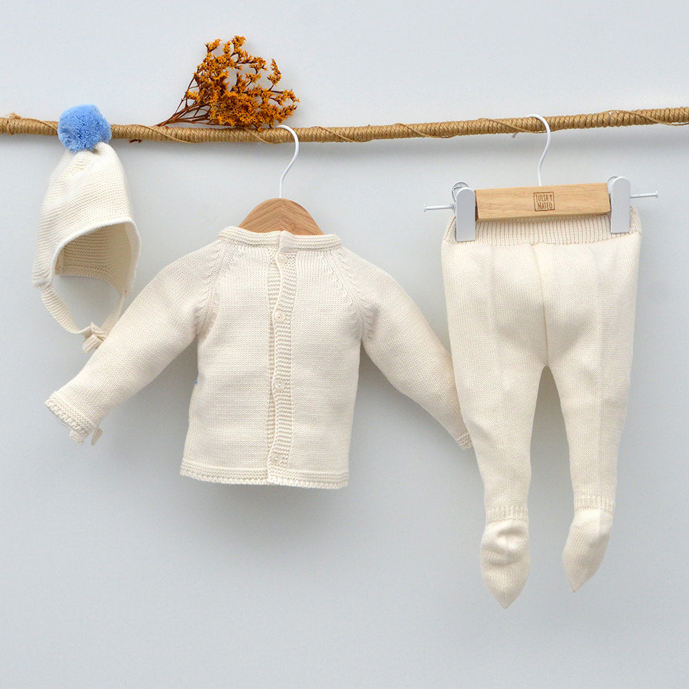 Conjunto bebés de punto niños recien nacido tienda online ropa bebes –  JuliayMateo