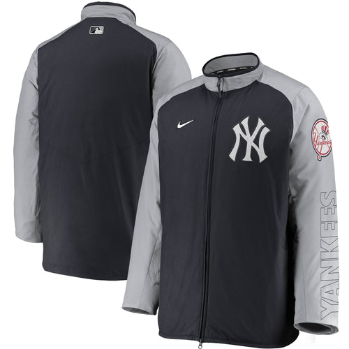 Toddler & Youth Cubcoats Yankees Navy 2-in-1 Transforming Full-Zip
