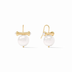 Julie Vos Bamboo Pearl Earring - The Burlap Sack Boutique