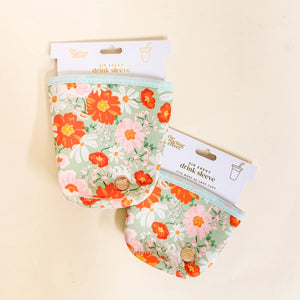 Bouquet Beauty Sage Sip Savvy Drink Sleeve 16-18 oz. - The Burlap Sack Boutique