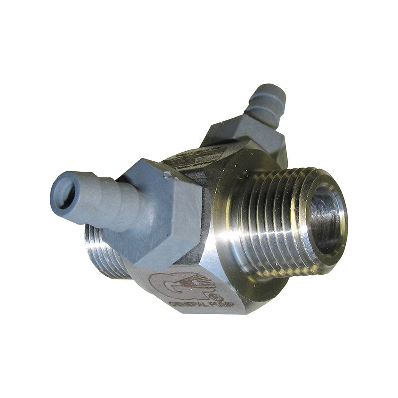 General Pump 100541 Dual Port Stainless Steel Chemical Injector