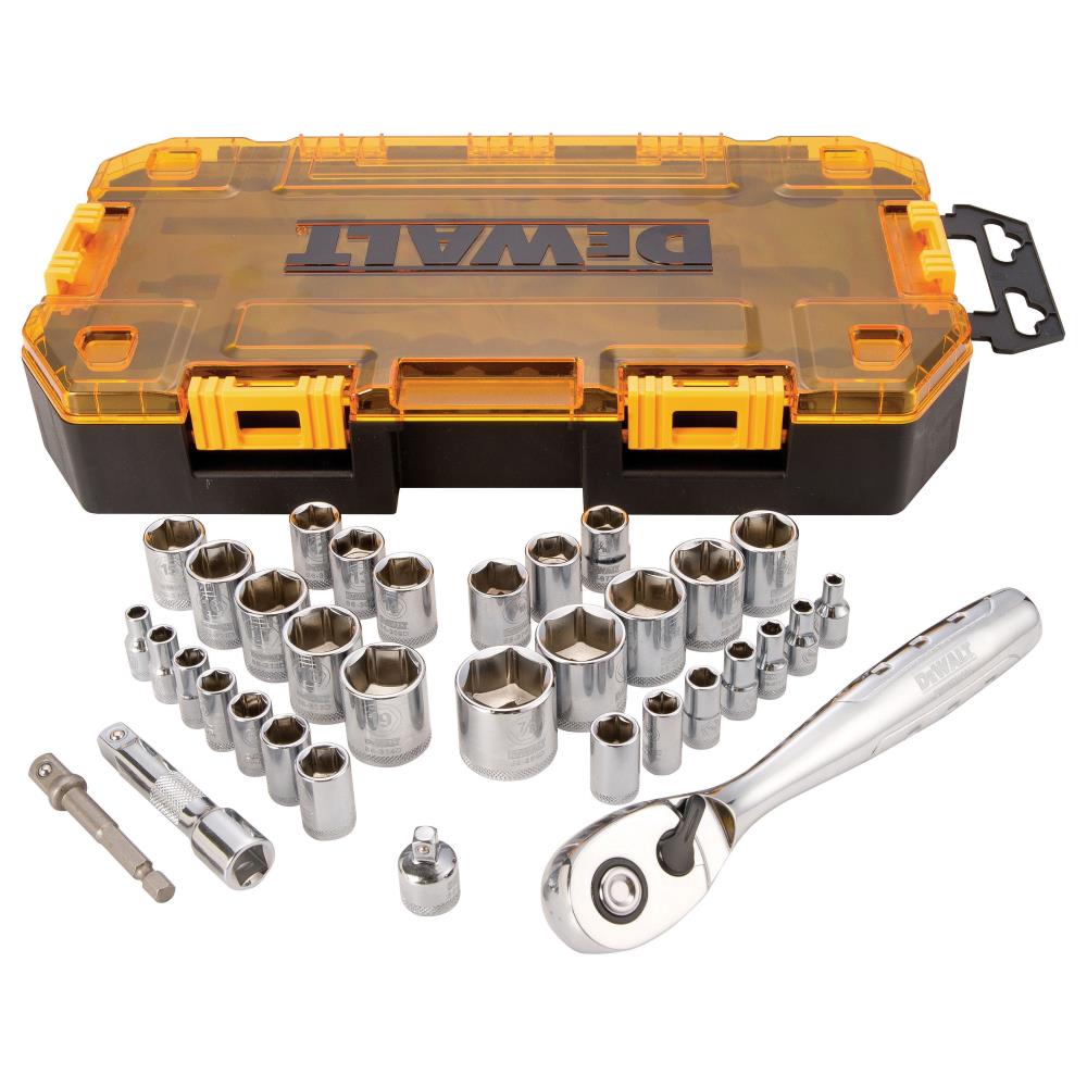 DEWALT DWMT73804 1/4" & 3/8" Drive Socket Toolbarn.com