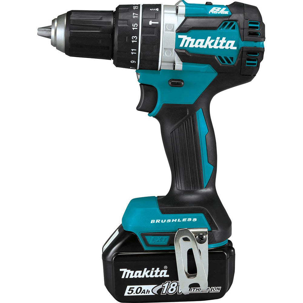 perle ventilator åndelig Makita XT269T 18V LXT Lithium-Ion Brushless Cordless 2-Tool Combo Kit with  1/2" Hammer Drill/Driver and 1/4" Impact Driver 5.0 Ah — Toolbarn.com