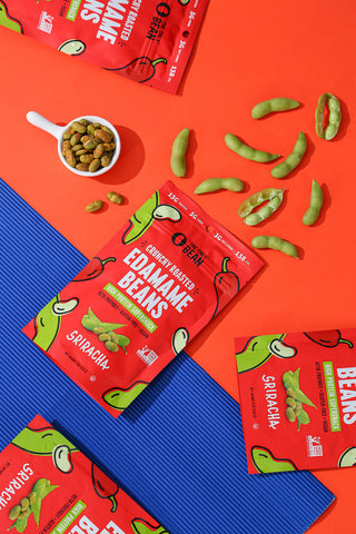 High protein dairy free snacks - The Only Bean edamame beans