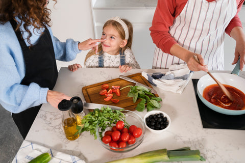 Family cooking activities - gluten free snacks for kids