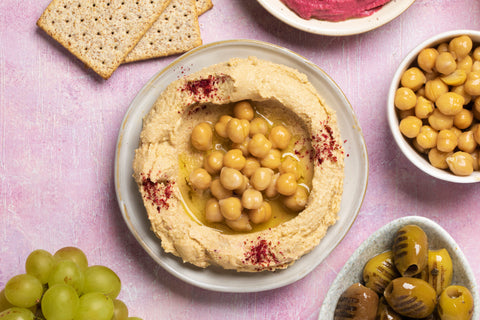 Dairy free snack for adults - hummus