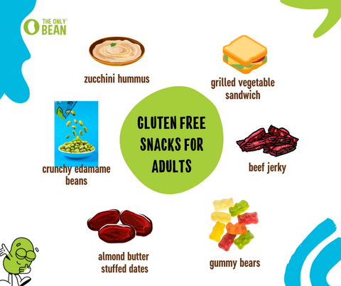 Gluten free snacks for adults by the only bean