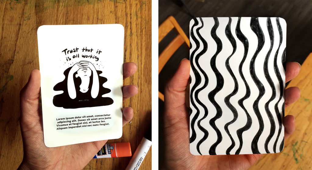 epic bones manifestation / mindset art affirmation card deck