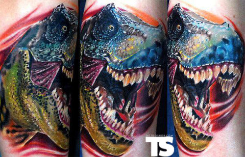 T-Rex Tattoo by Phil Garcia