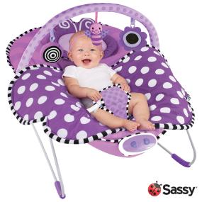 Oversized, cradling seat with newborn headrest