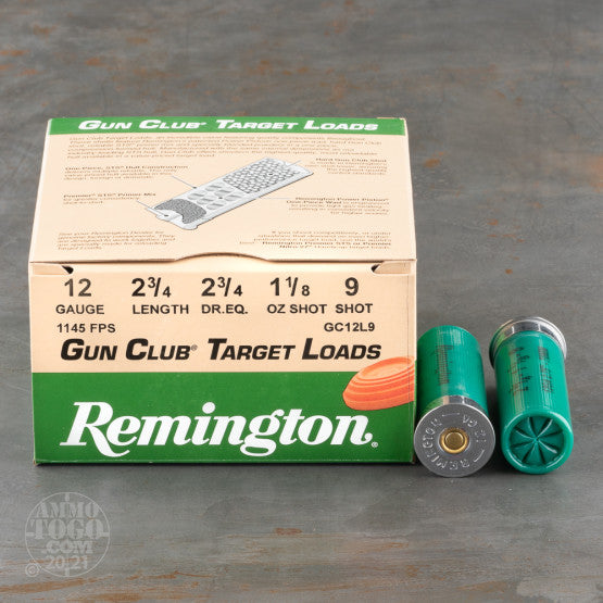 remington gun club target load