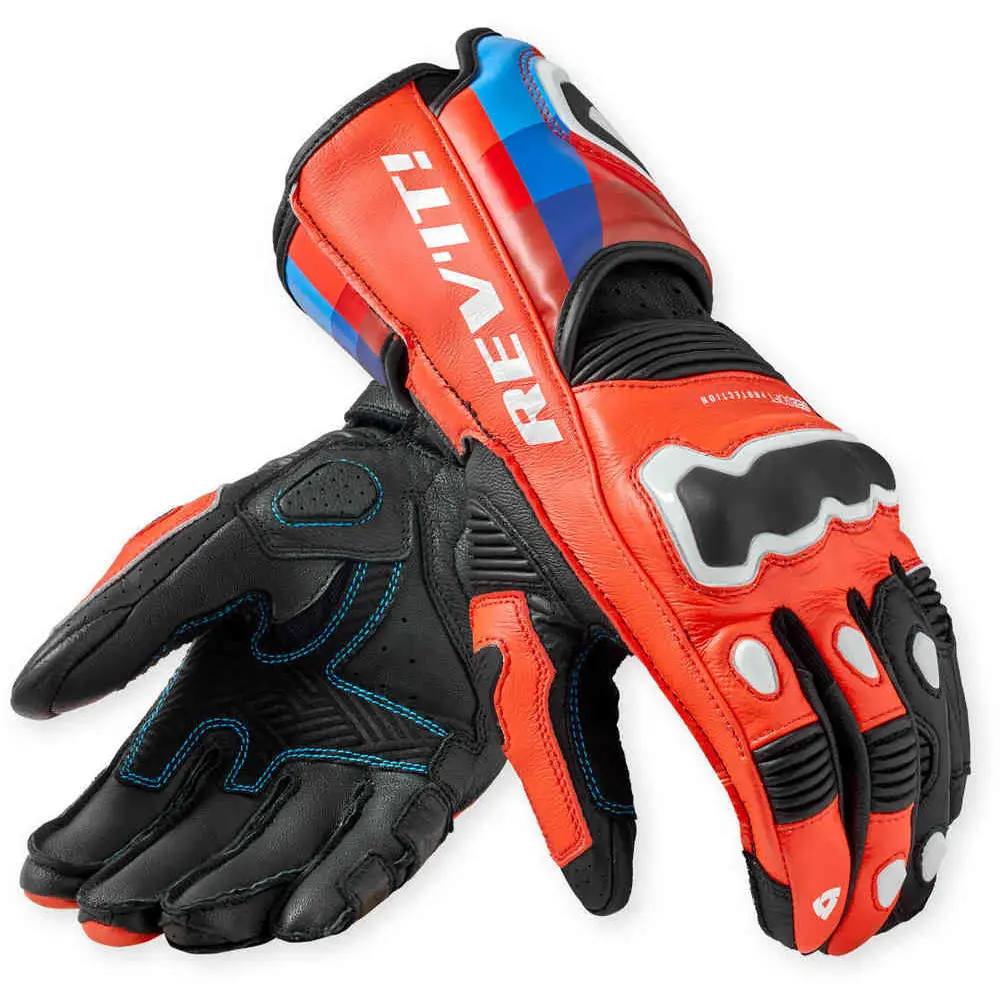 Guantes REV’IT! Quantum 3 Neon Red/Blue