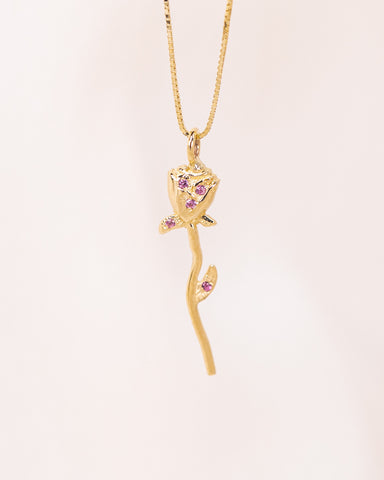 Rose Pendant - Margaux Perrier Jewelry